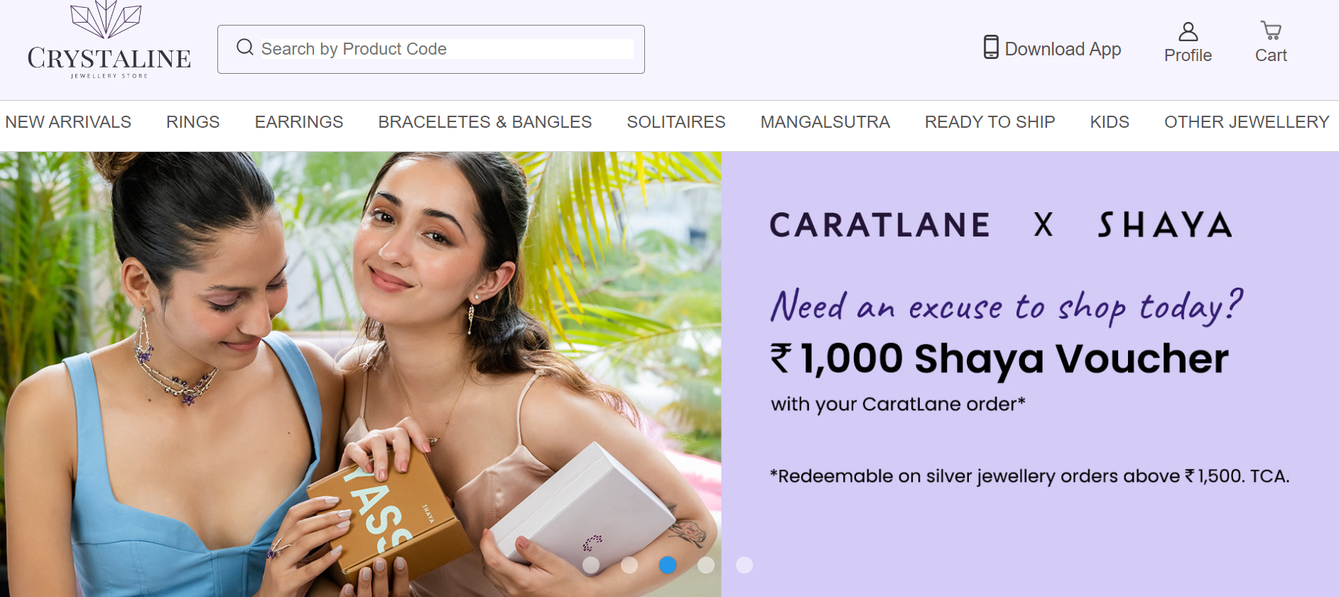 Crystaline: E-commerce